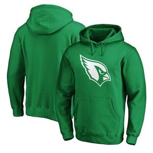 Women’s Fanatics Kelly Green NFL Arizona Cardinal’s Pullover Hoodie Medium